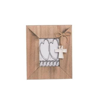 Beachcombers Cross Picture Frame Beach Coastal Nautical Photo Holder in Yellow at Nordstrom, Size Medium