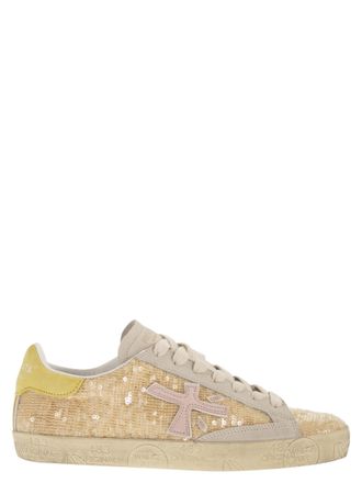 Premiata Stevend 8254 Sequinned Trainers