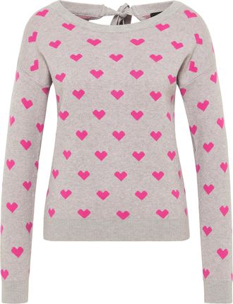 Mymo Gebreide trui Nolie Dames Grijs Veelkleurig