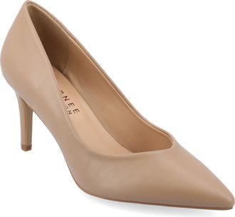 Journee Collection Collection Womens Wide Width SuperNatural Tru Comfort Foam Gabriella Pumps Cool Shades