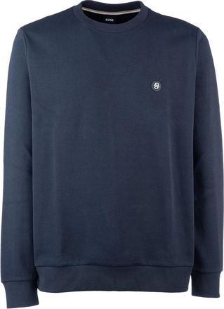 HUGO BOSS Heren, Sweatshirts & Hoodies, Blauw, Maat: XS Katoen