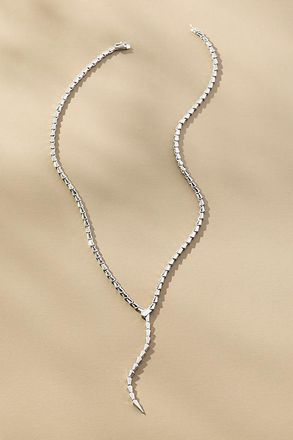 Melinda Maria Serpent Lariat Necklace