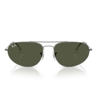 Ray-Ban Sunglasses Rb3945 004/31 Gunmetal/Green Unisex