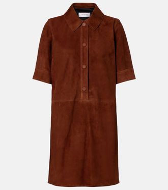 Yves Salomon Vestido de ante