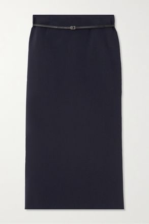 16Arlington Gonna Maxi In Cady Con Cintura Delta - Blu