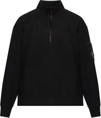 C.P. Company Sweatshirts & Hoodies - Heren - Vesten met rits - Zwart - M - Hoodies & sweatvesten