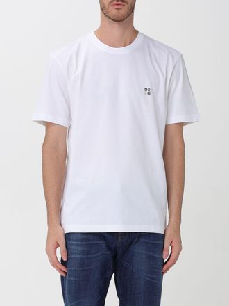 Dsquared2 T-shirt girocollo in cotone con logo a contrasto