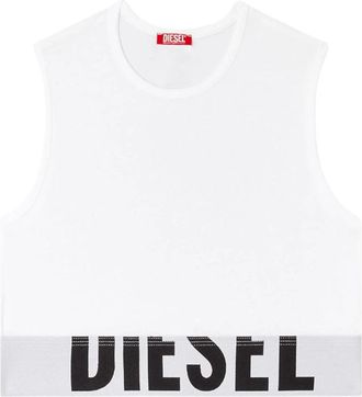 Diesel Mouwloze Top - Dames - Tops zonder mouwen - Wit - M - Tops