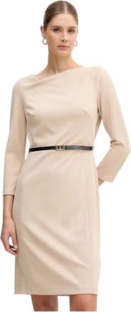 DKNY Mujer, Vestidos, Beige, Talla: L