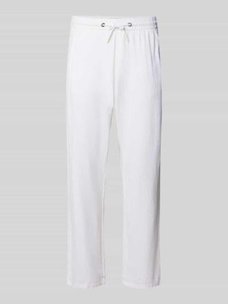 Blend Wide Fit Leinenhose mit Viskose-Anteil Modell Malvin in Offwhite, Gr&ouml;&szlig;e XXL