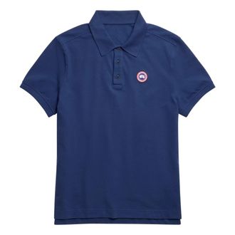 Canada Goose Polo Shirts, male, Blue, Size: XL Beckley Polo