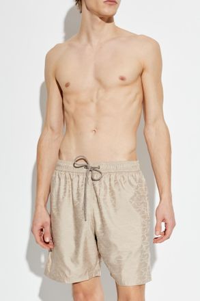 Paul & Shark Swim Shorts With Pockets, Mens, Beige