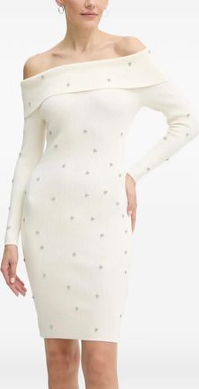 Guess Co Abito corto con spalle scoperte - Toni neutri