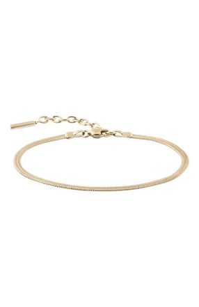 Alex and Ani Everyday Herringbone Chain Bracelet in Gold at Nordstrom