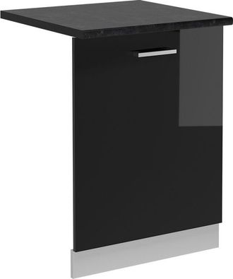 Vicco Panel Frontal Del Lavavajillas R-line, Negro Brillo Intenso, 60 Cm, Et Antracita Vicco