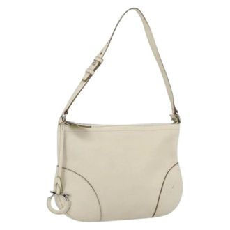 Ferragamo Pre-owned Shoulder Bags, female, White, Size: ONE SIZE Pre-owned Shoulder Bag