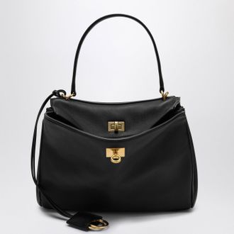 Balenciaga Smooth Black Calfskin Small Rodeo Bag