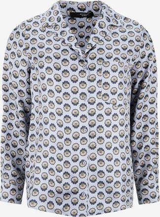 Max Mara Langärmeliges Hemd aus Seide Oncia