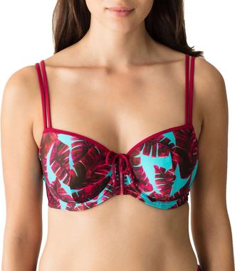 Prima Donna Palm Springs Padded Bikini Top In Pink Flavor