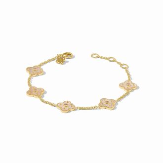 Julie Vos Womens Colette Delicate Bracelet In Champagne