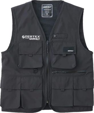 Gramicci Gilet Pertex Trailside con zip - Nero