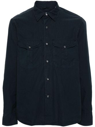 Aspesi Glenn katoenen overhemd - Blauw