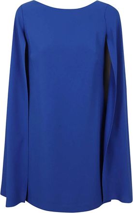 Ralph Lauren Overhemden, Dames, Blauw, S, Petra Jurk met Lange Mouwen