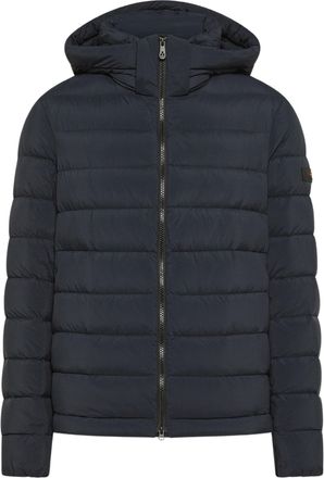 Peuterey Ultra-Light Quilted Hooded Nylon Down Jacket