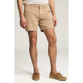 34 Heritage Hampton Slim Fit Twill Chino Shorts in Pebble Twill at Nordstrom, Size 40