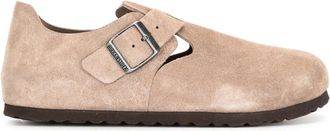 Birkenstock London Taupe, Suede Leather