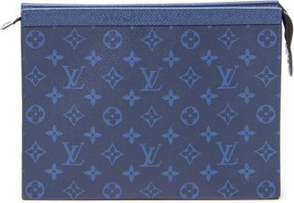 Louis Vuitton Pre-owned Womens Pochette Voyage Clutch - Blue - One Size