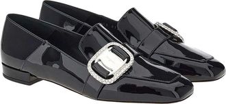 Ferragamo Vara Leather Loafer Black