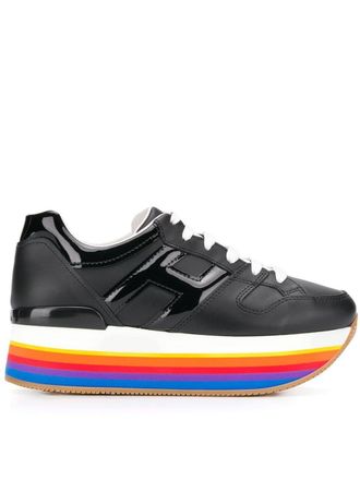 Hogan Sneakers con suola rialzata - Nero
