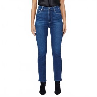 Paige Cindy High Rise Straight Leg Jeans In Dream Weaver