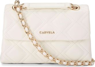 Carvela Womens Rosa Chain Shoulder Bag - White - One Size