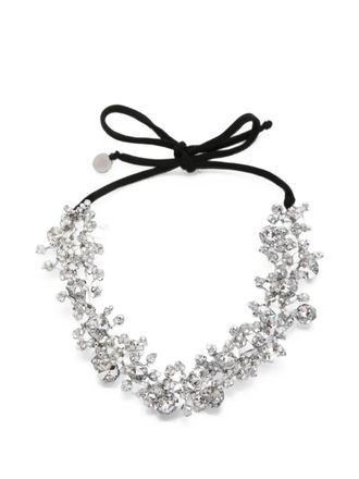 Maria Calderara Necklace Bow Diamond Crystal Long