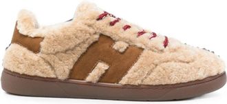 Hogan Plush Low-Top Laced Sneakers