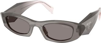 Prada PR B16S 20F80Q Womens Sunglasses Grey Size 50