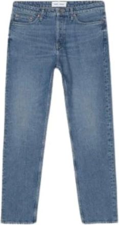 Sams&oslash;e & Sams&oslash;e Straight Fit Jeans, male, Blue, W36 L32, Loose Fit Cotton Jeans