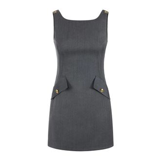 Elisabetta Franchi Mujer, Vestidos, Gris, Talla: L