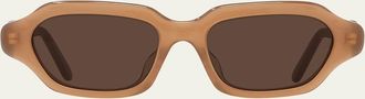 Loewe LW40157U Rectangle Acetate Sunglasses