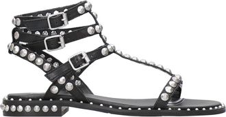 Ash Sandalen Zwart+Zilver