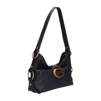 Guess Tassen, Dames, Blauw, ONE Size, Leer, Camden Mini Shoulder Bag