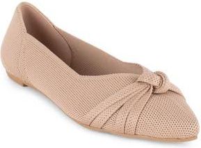 Elie Tahari Catalina Pointed Toe Knit Flat in Natural at Nordstrom Rack, Size 8.5