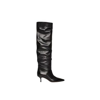 Scarosso Heeled Boots, female, Black, Size: 7 1/2 US Barbara Heeled Boots