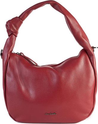 Pierre Cardin Schoudertas - Dames - Tassen - Rood - Maat: ONE Size Katoen