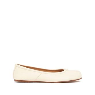 Maison Margiela Ballerinas, female, Beige, Size: 6 1/2 US Beige Ballerina Shoes for Women