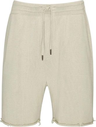 SER.O.YA Beige Sweat Shorts Chris - Dames - Bermuda - Beige - 2XS - Katoen - Korte Broeken