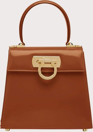 Ferragamo Women Iconic Top Handle (S) Brown