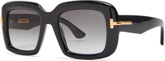 Tom Ford Icon Square-frame Sunglasses - Black - One Size